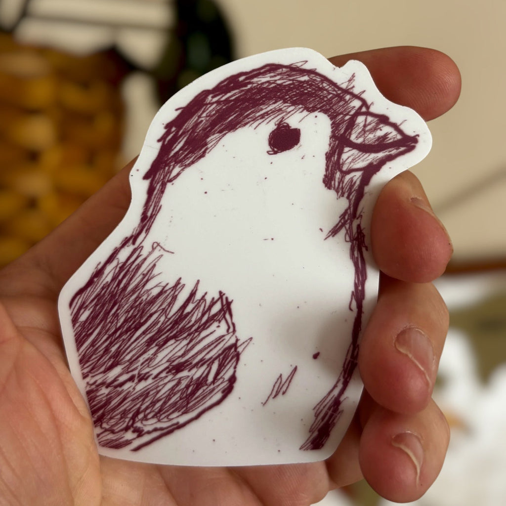 Spatz Sticker – Wasserfest, u.a. für Laptop, Wasserflasche oder Handy