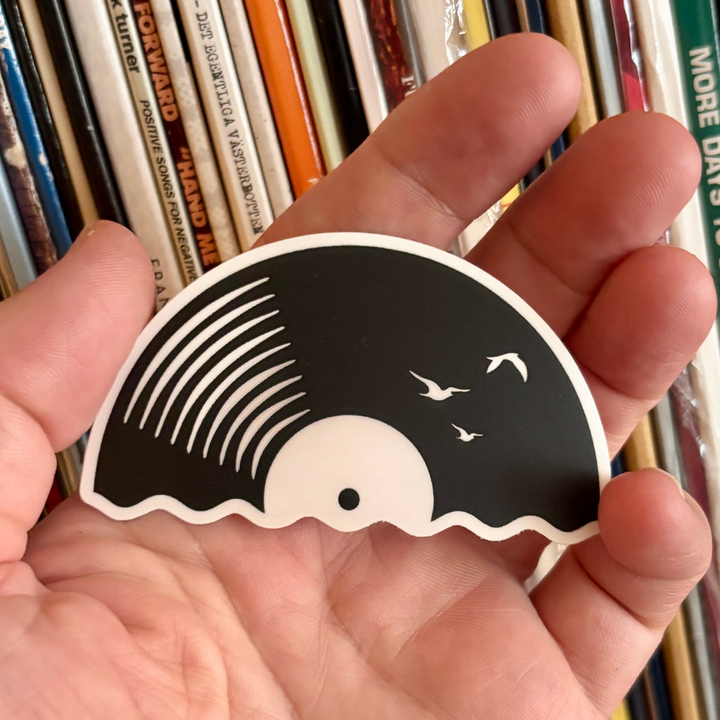 Vinyl Sun Sticker – wasserfest für Laptop, Flasche & Handy