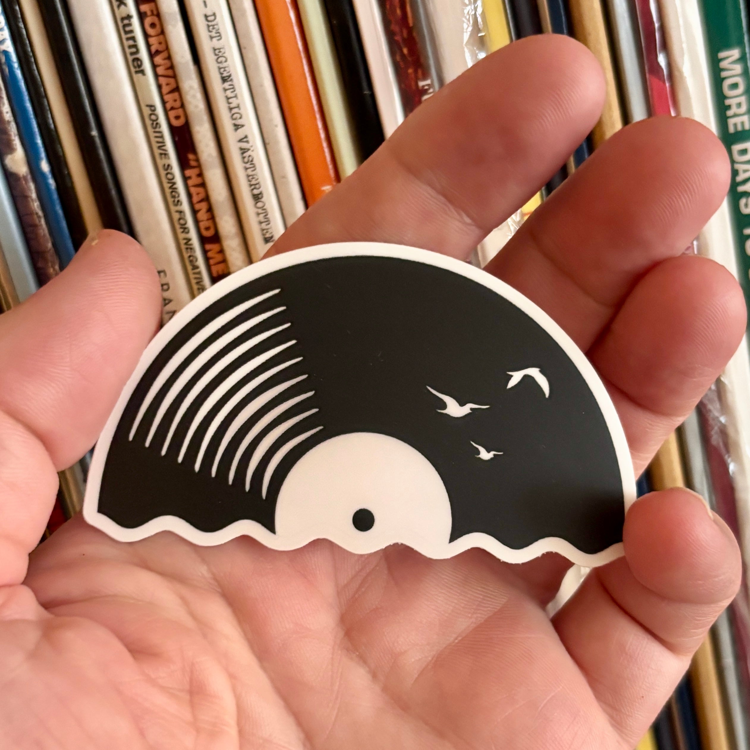 Vinyl Sun Sticker – Wasserfest, u.a. für Laptop, Wasserflasche oder Handy