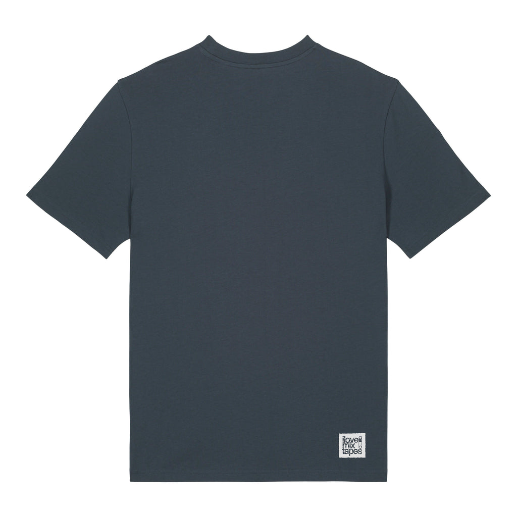 Love Music – Hate Fascism T-Shirt mit Schallplatte | Unisex I Gegen Rechts