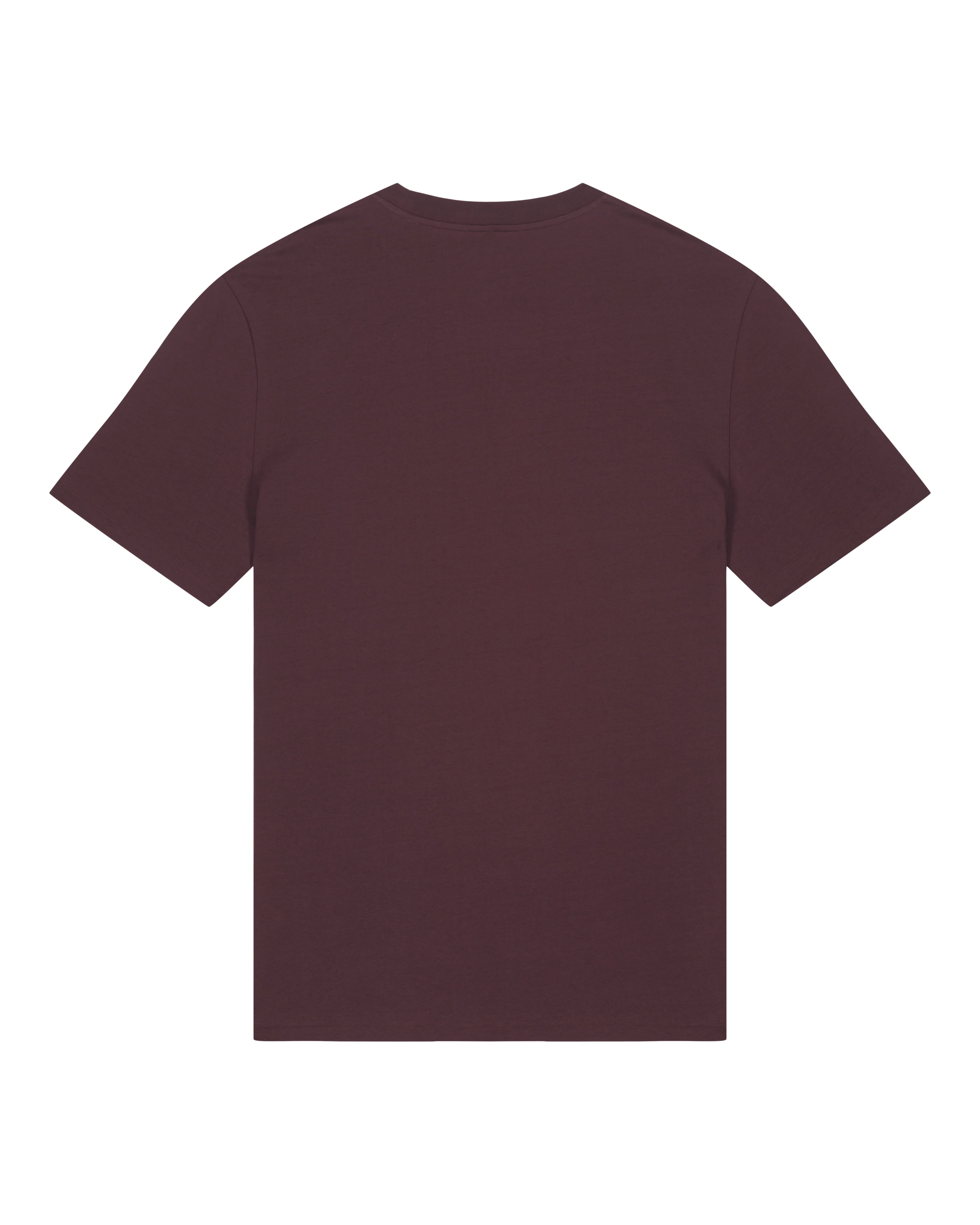 Fox in a Box – Handbedrucktes Bio T-Shirt - Red Brown