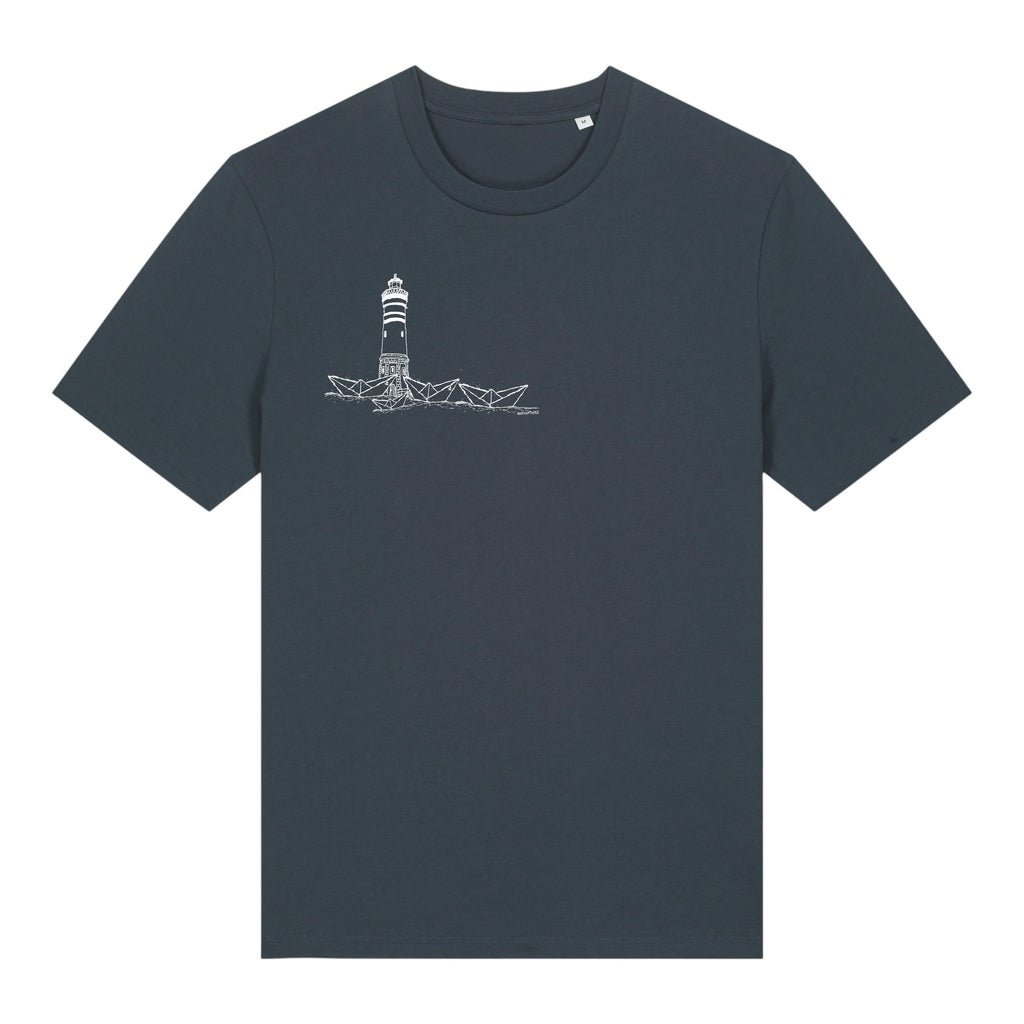 Papierhafen Unisex T-Shirt – India Ink Grey