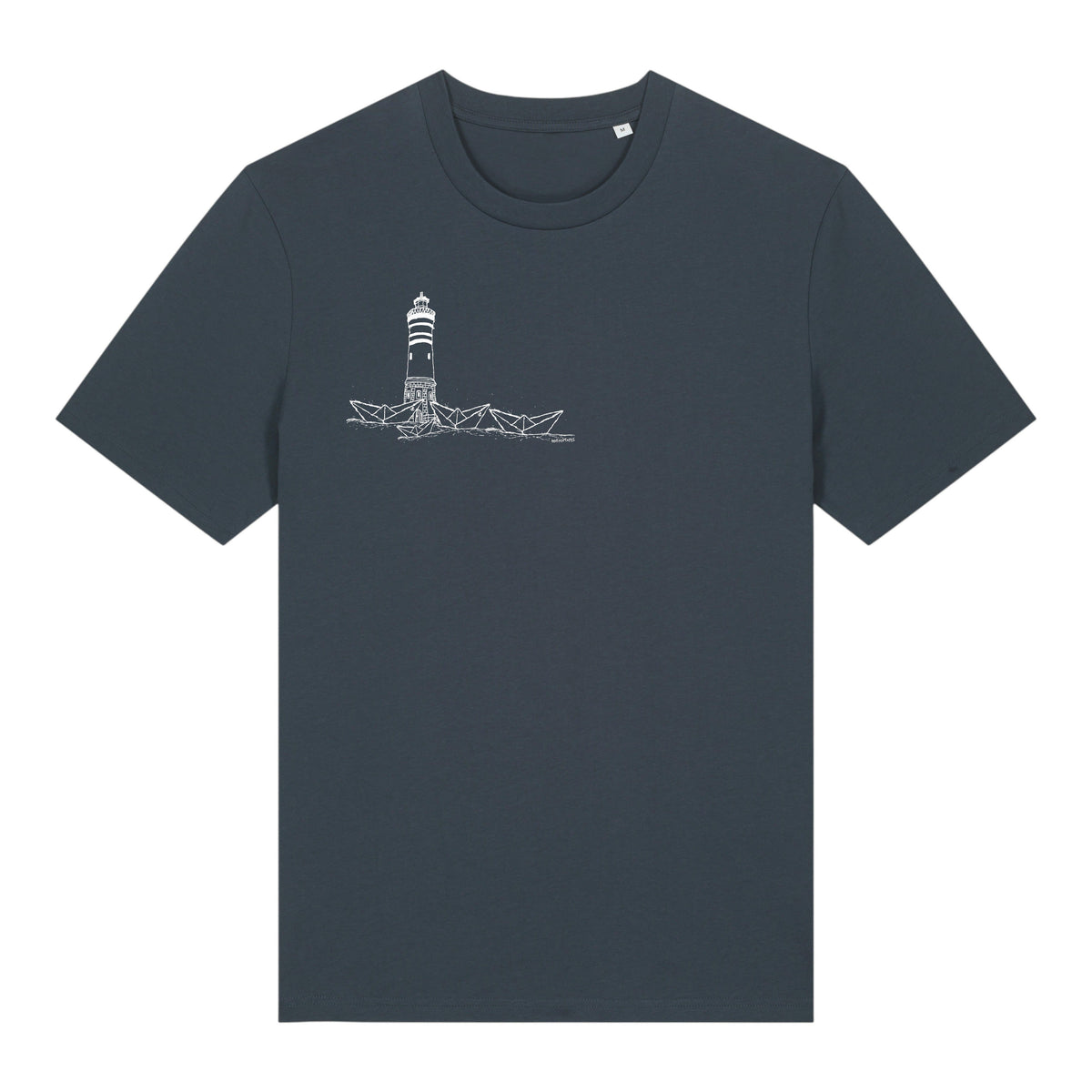 Papierhafen Unisex T-Shirt – India Ink Grey
