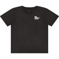 NO SMALL TALK Relaxed Women’s T-Shirt – Stone Washed Black