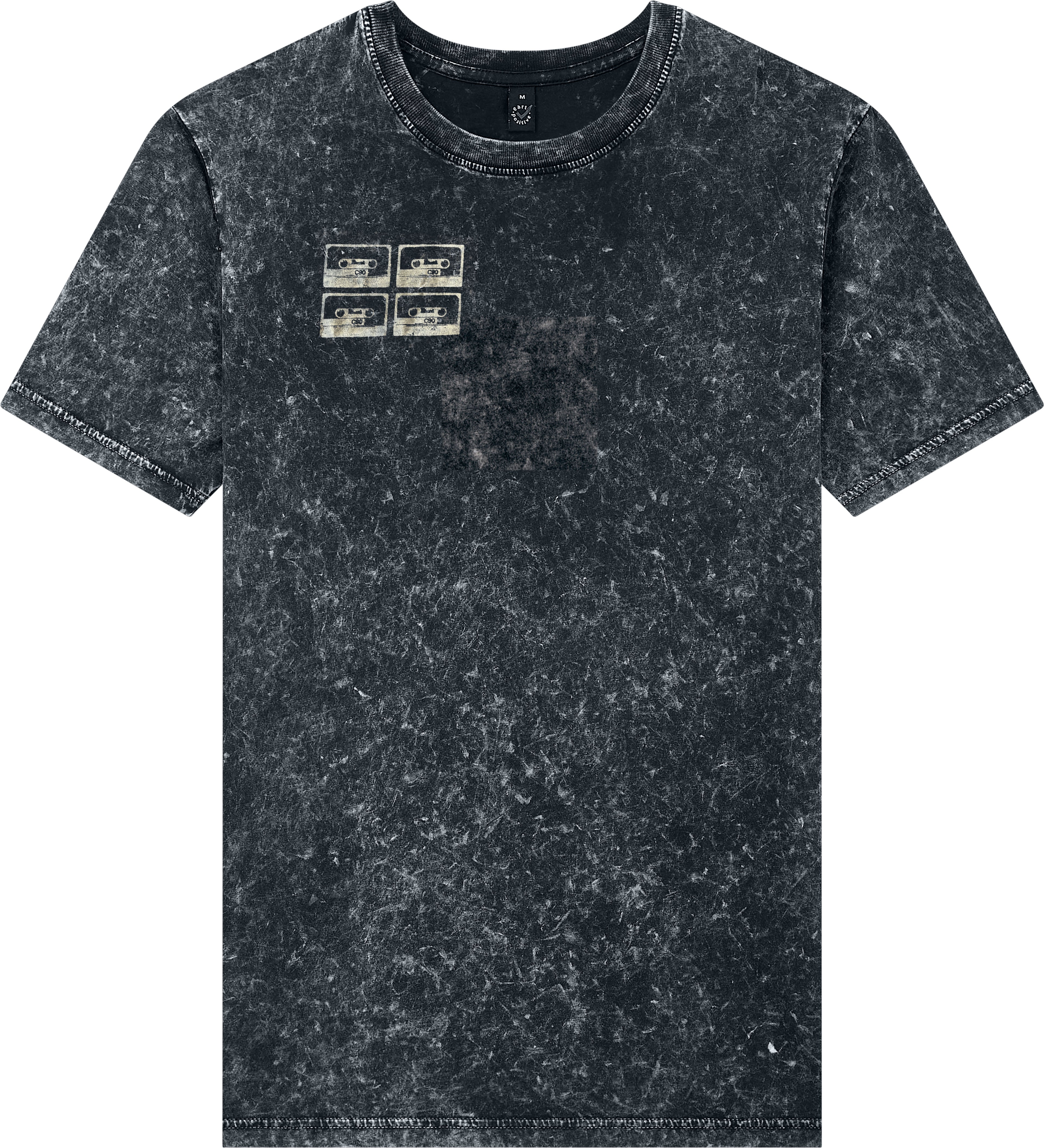 4 Tapes Unisex T-Shirt acid black