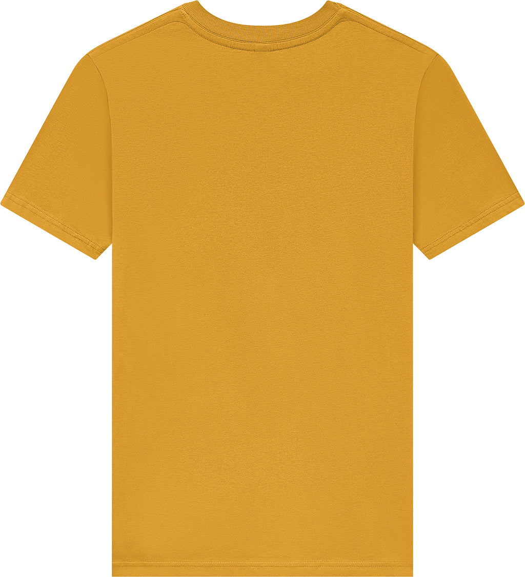 Biene T-Shirt – Bio Baumwolle, handbedruckt - Burnt Yellow
