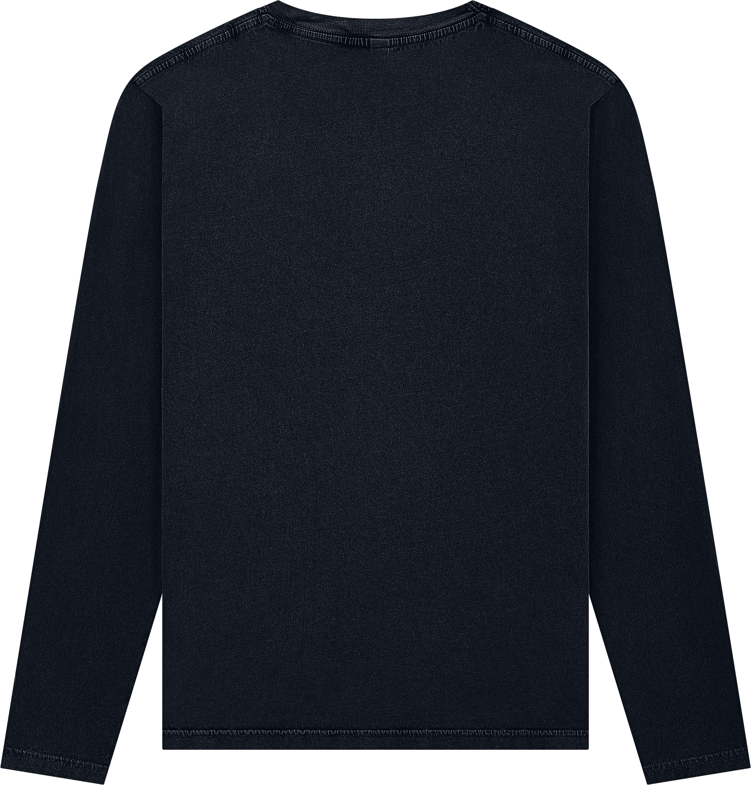Forest Longsleeve – Stone Washed Black, Siebdruck