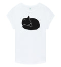 Fuchs Rolled Sleeve Women T-Shirt - White