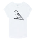 Spatz Rolled Sleeve Women T-Shirt - White