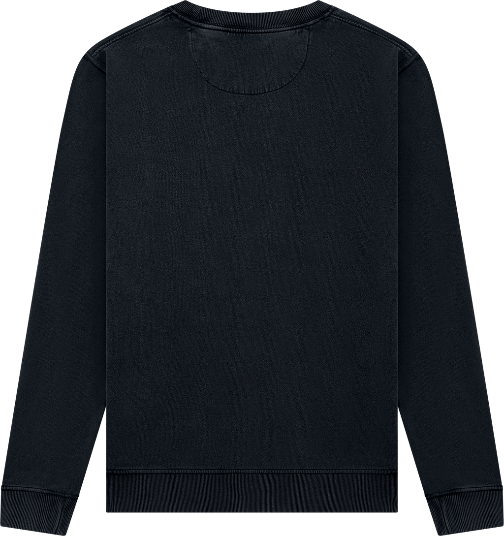 Wellen im Kreis Stoned Washed Unisex Sweatshirt
