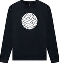 Wellen im Kreis Stoned Washed Unisex Sweatshirt