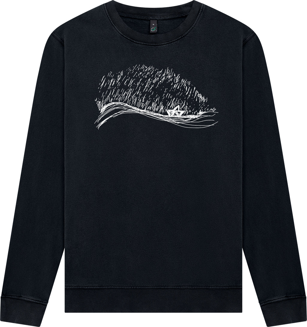 Stormy Weather Stoned Washed Unisex Sweatshirt
