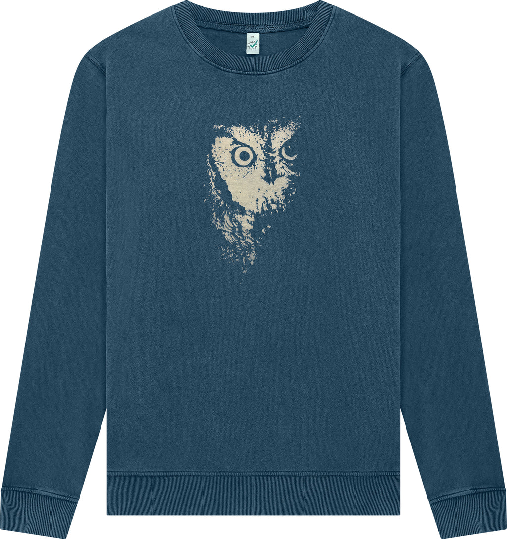 Eule Stoned Washed Unisex Sweatshirt