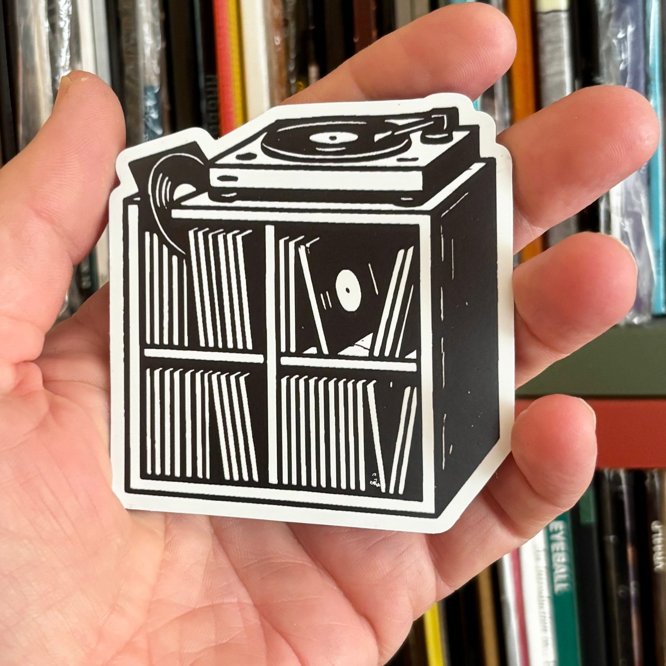 Das kleine Plattenregal  – Magnet für Musikliebhaber