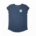 Der kleine Panda Rolled Sleeve Women T-Shirt