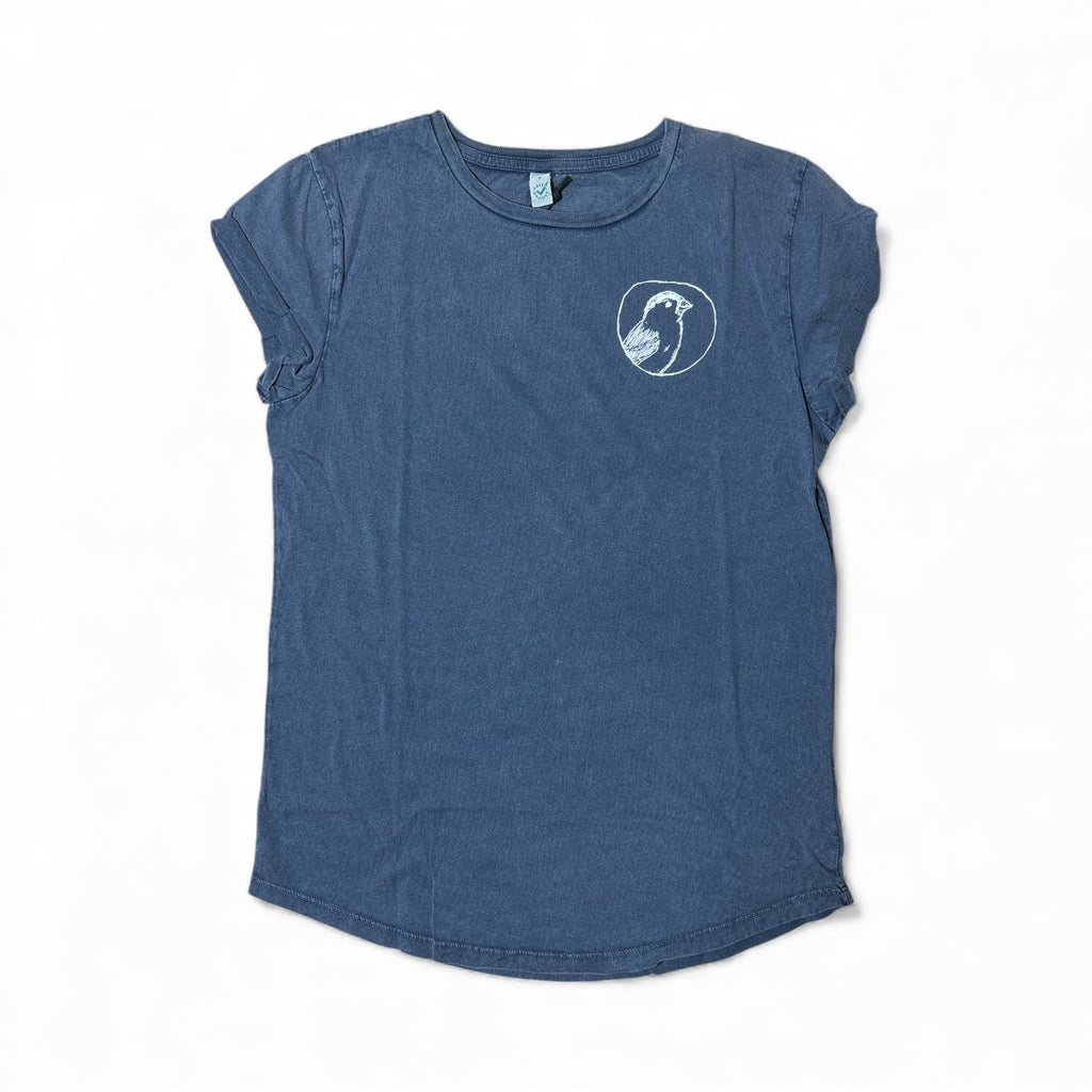 Der kleine Spatz Rolled Sleeve Women T-Shirt