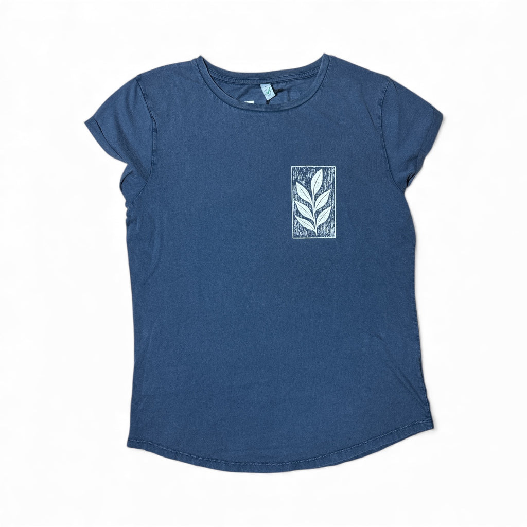 Der Zweig Rolled Sleeve Damen T-Shirt