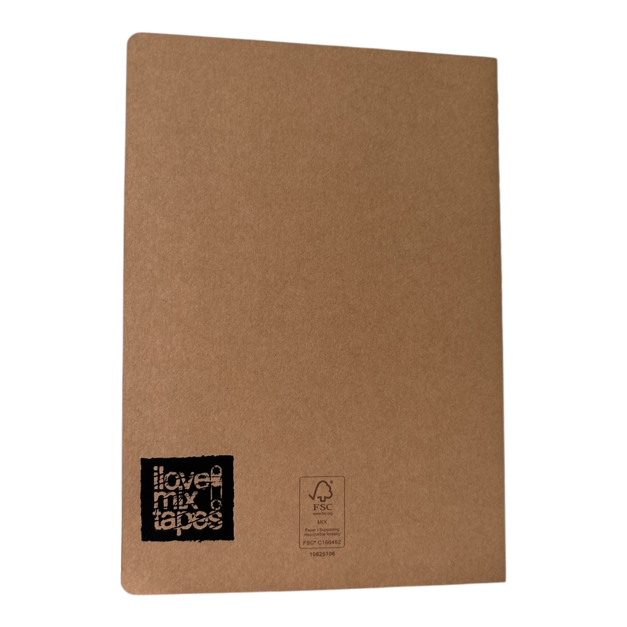 Notizbuch A5 | Mondfisch | Handbedruckt im Siebdruck | Kraftpapier | Gepunktet | 32 Seiten | FSC-zertifiziert | Handmade