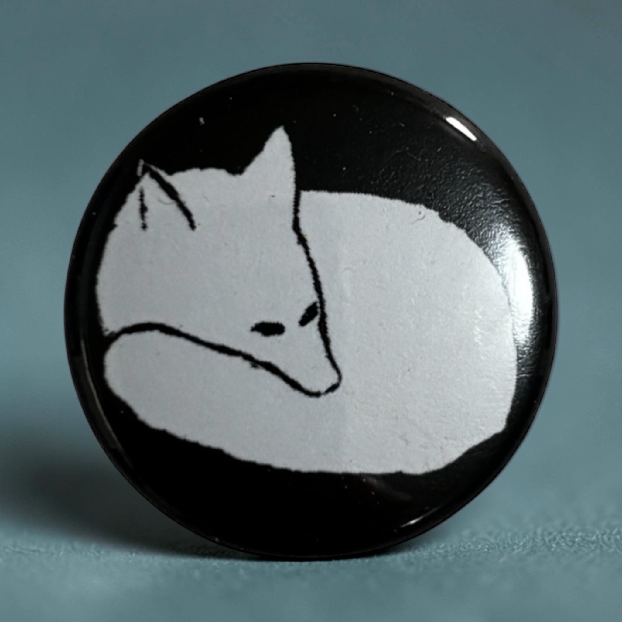 Fuchs Button 25 mm – Pin / Anstecker