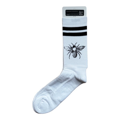 Biene Socken – handbedruckt in Frankfurt | Unisex