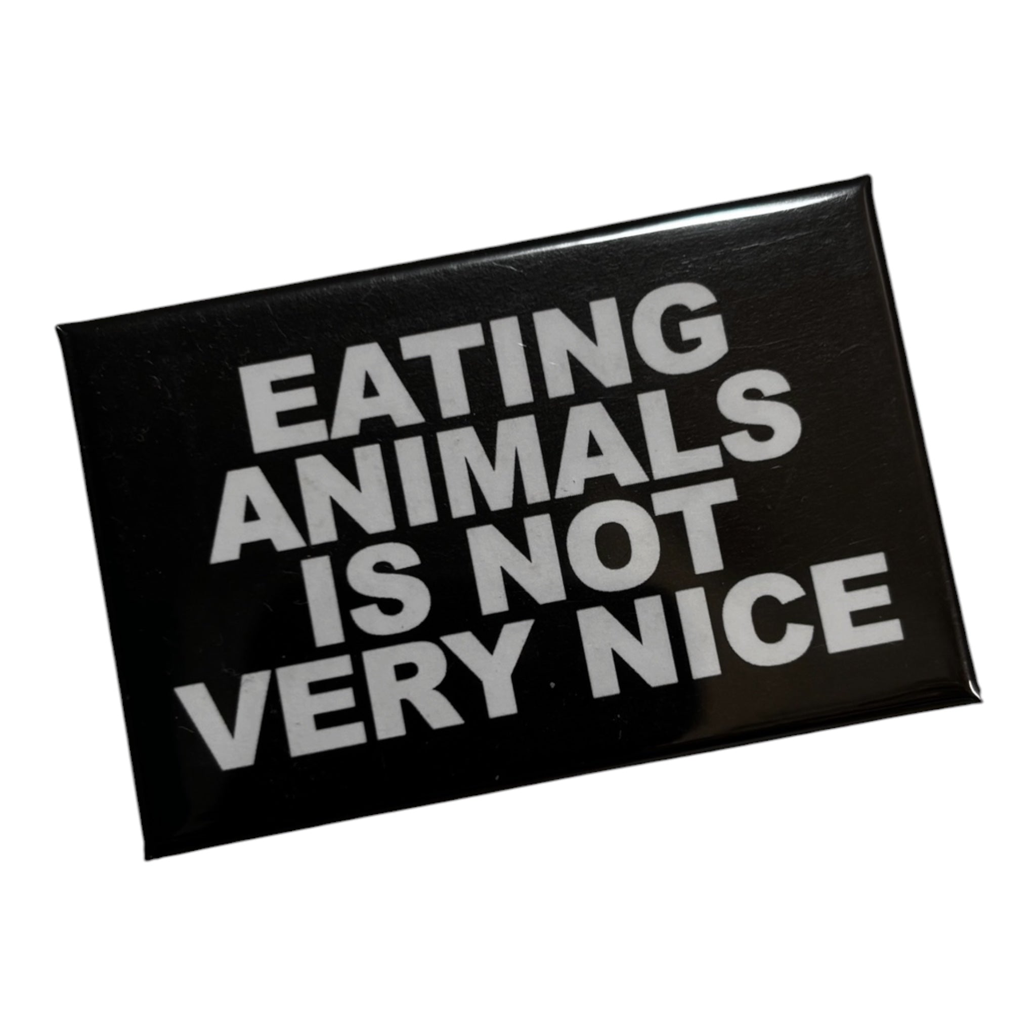 Eating animals is not very nice Magnet