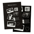 Sticker-Set „Mixtapeliebe“ – 7 Vinyl Sticker auf Bogen (10 x 15 cm)