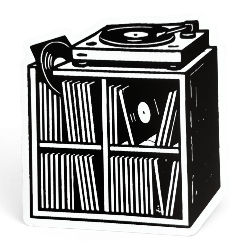 Das kleine Plattenregal  – Magnet für Musikliebhaber