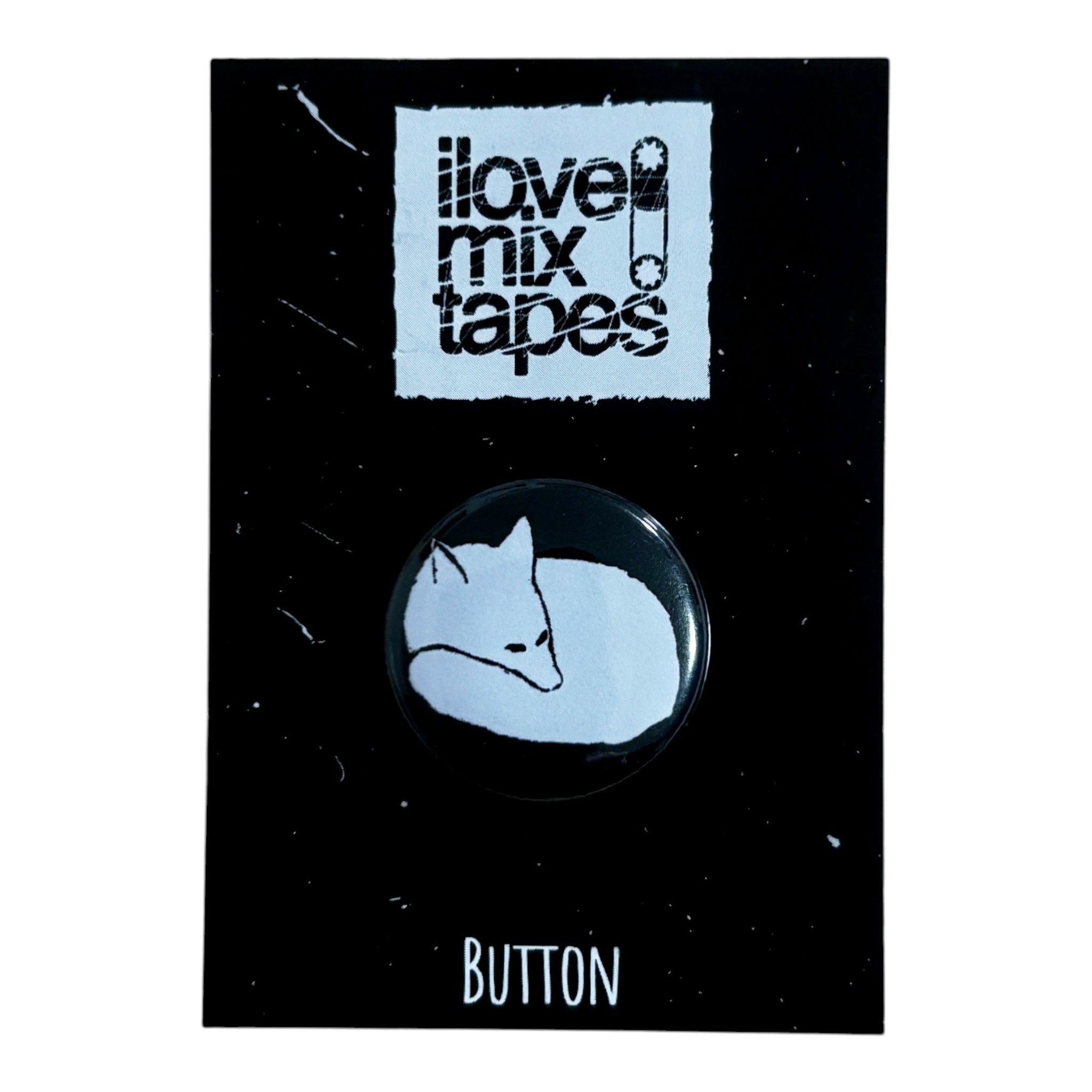 Fuchs Button 25 mm – Pin / Anstecker