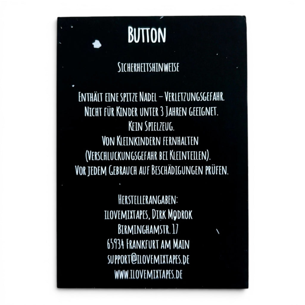 Fuchs Button 25 mm – Pin / Anstecker