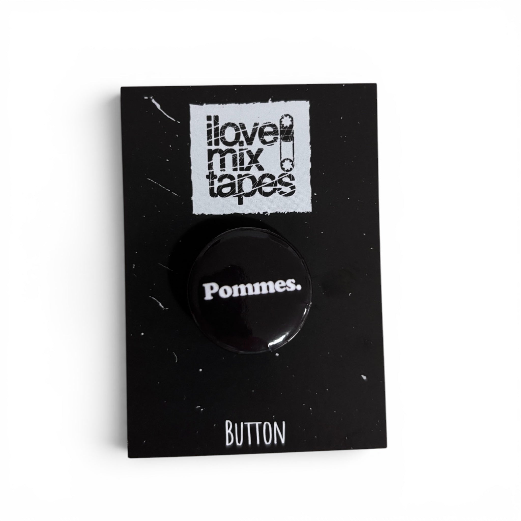 Pommes. Button 25 mm – Pin / Anstecker