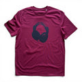 Kopfhörer Unisex T-Shirt - Weinrot
