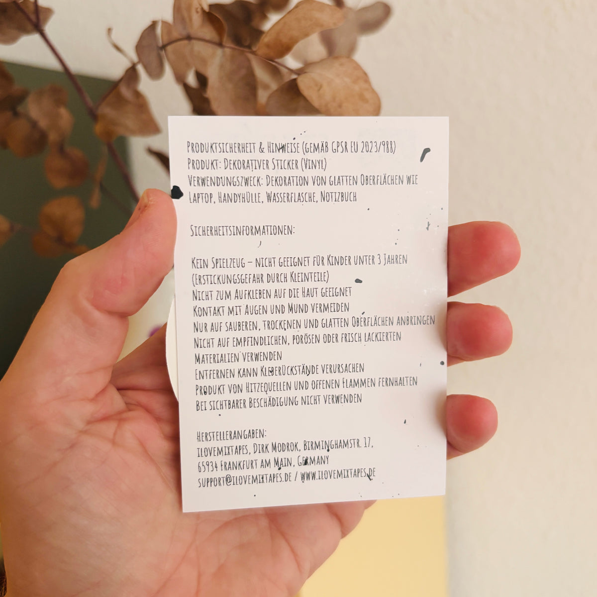 Runder pipi müde kalt Sticker – wetterfest für Auto, Laptop, Flasche & Co.
