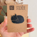 Fuchs Sticker aus Kraftpapier – super für Notizbücher, Geschenkverpackungen oder Briefe.