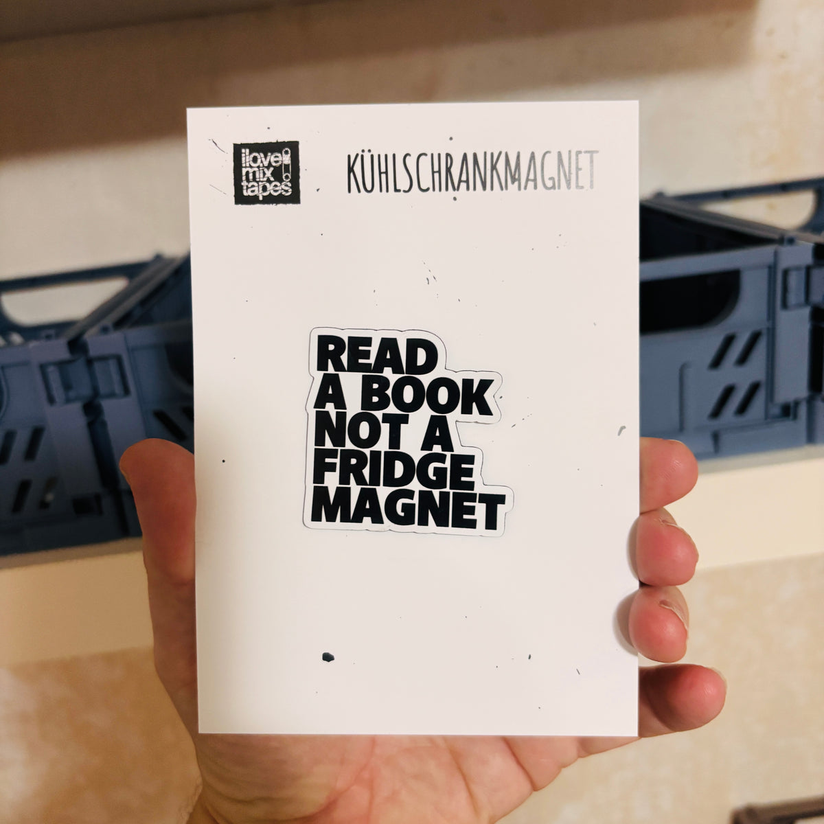 read a book not a fridge magnet - Magnet – Kühlschrankmagnet