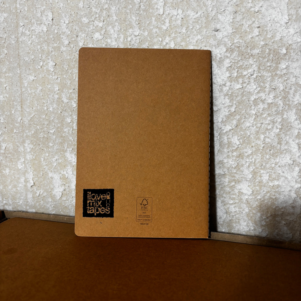 Notizheft A5 | Spatz | Handbedruckt im Siebdruck | Kraftpapier | Gepunktet | 32 Seiten | FSC-zertifiziert | Handmade