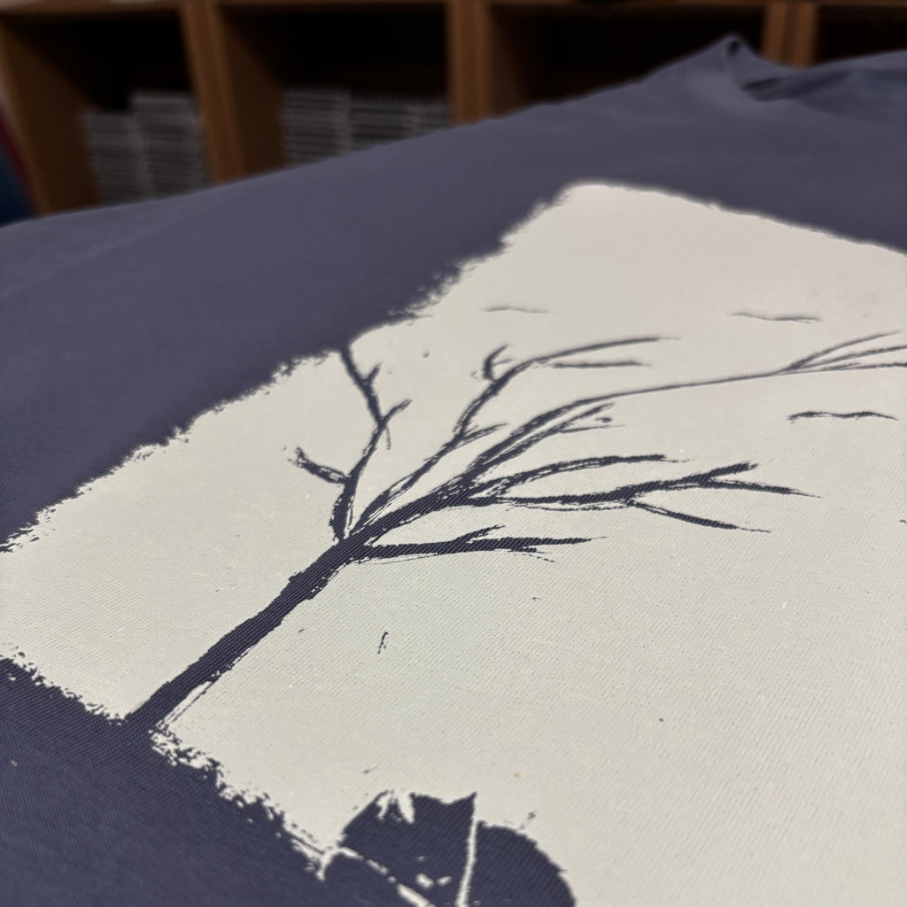 Fuchs im Wald Damen T-Shirt - blue grey
