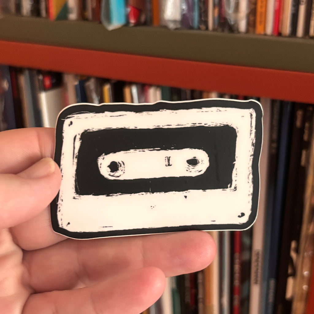 Tape Kassette Sticker – Wasserfest, u.a. für Laptop, Wasserflasche oder Handy