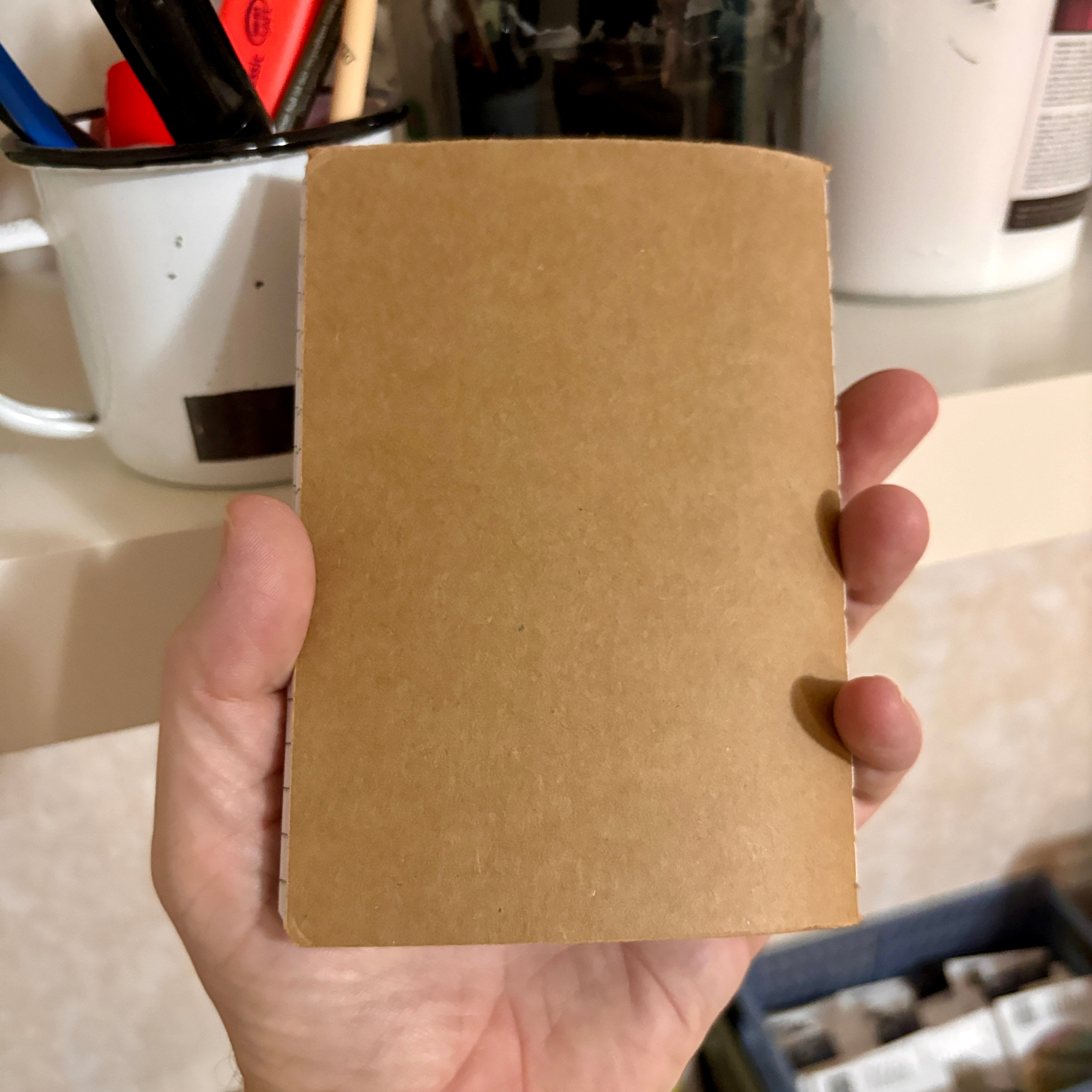 Notizbuch A6 „Pommes.“ | Handbedruckt & Recycelt | Liniert
