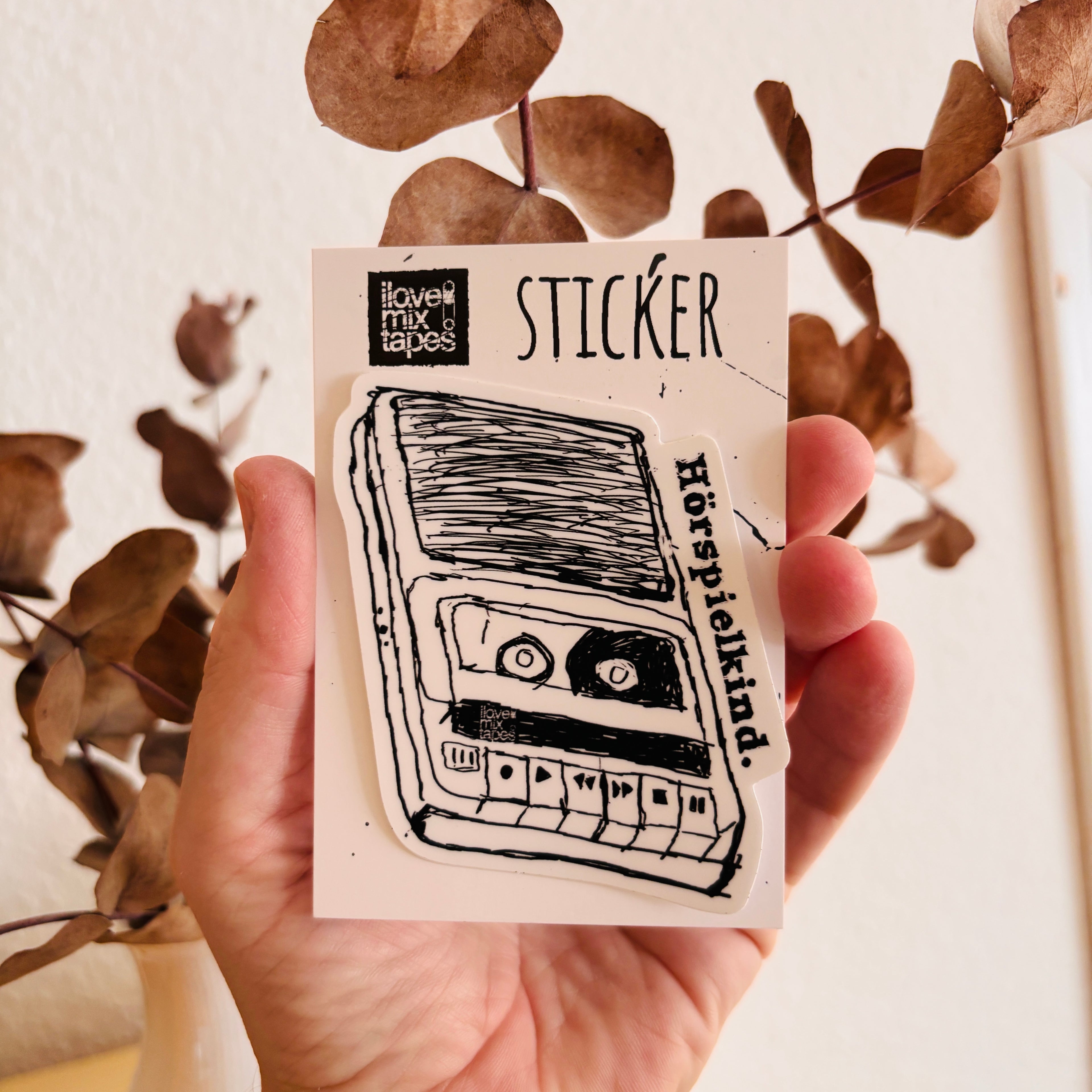 Hörspielkind Sticker – Wasserfest, u.a. für Laptop, Wasserflasche oder Handy