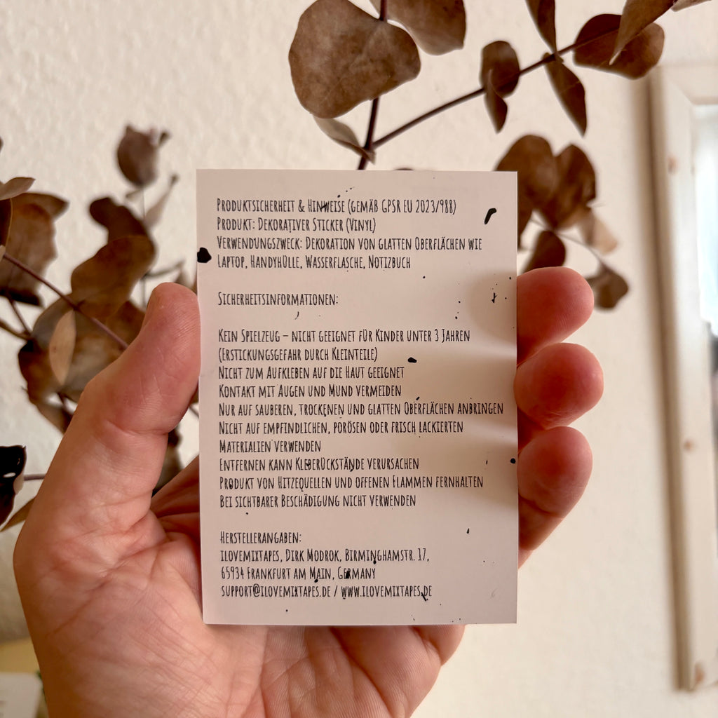 Hörspielkind Sticker – Wasserfest, u.a. für Laptop, Wasserflasche oder Handy