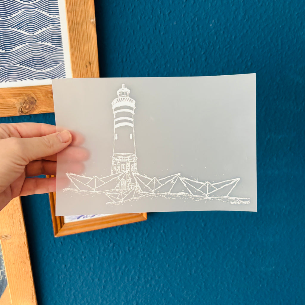 Papierhafen DTF Transfer – Bügelbild zum Aufbügeln auf Textilien