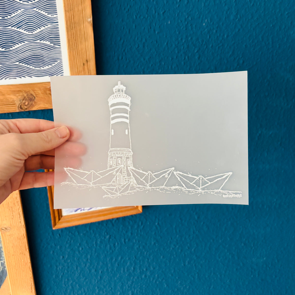 Papierhafen DTF Transfer – Bügelbild zum Aufbügeln auf Textilien