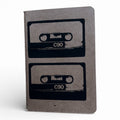 Notizbuch A6 „C90 Kassetten“ | Handbedruckt & Recycelt | Liniert