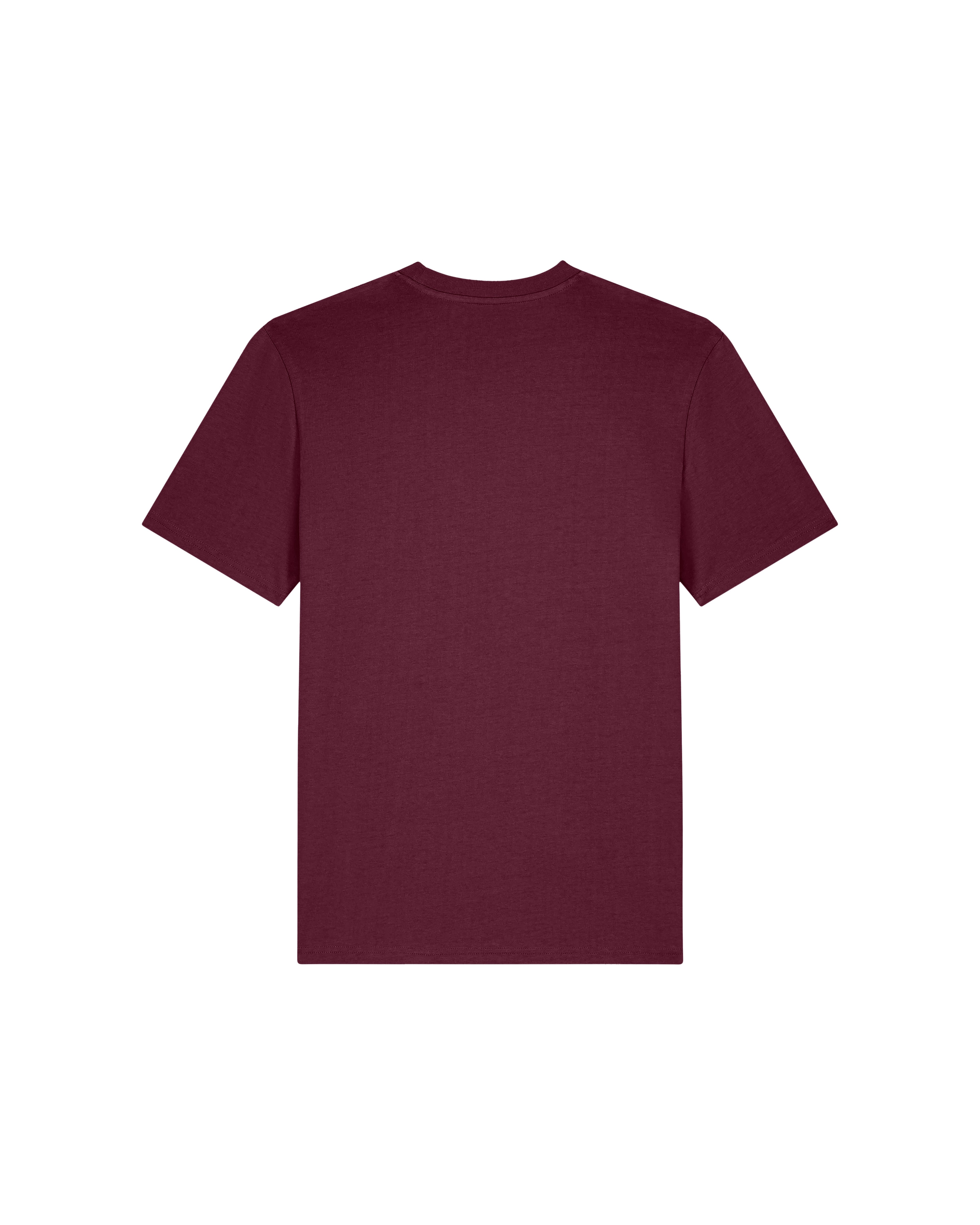 Fox in a Box – Handbedrucktes Bio T-Shirt - Deep Plum