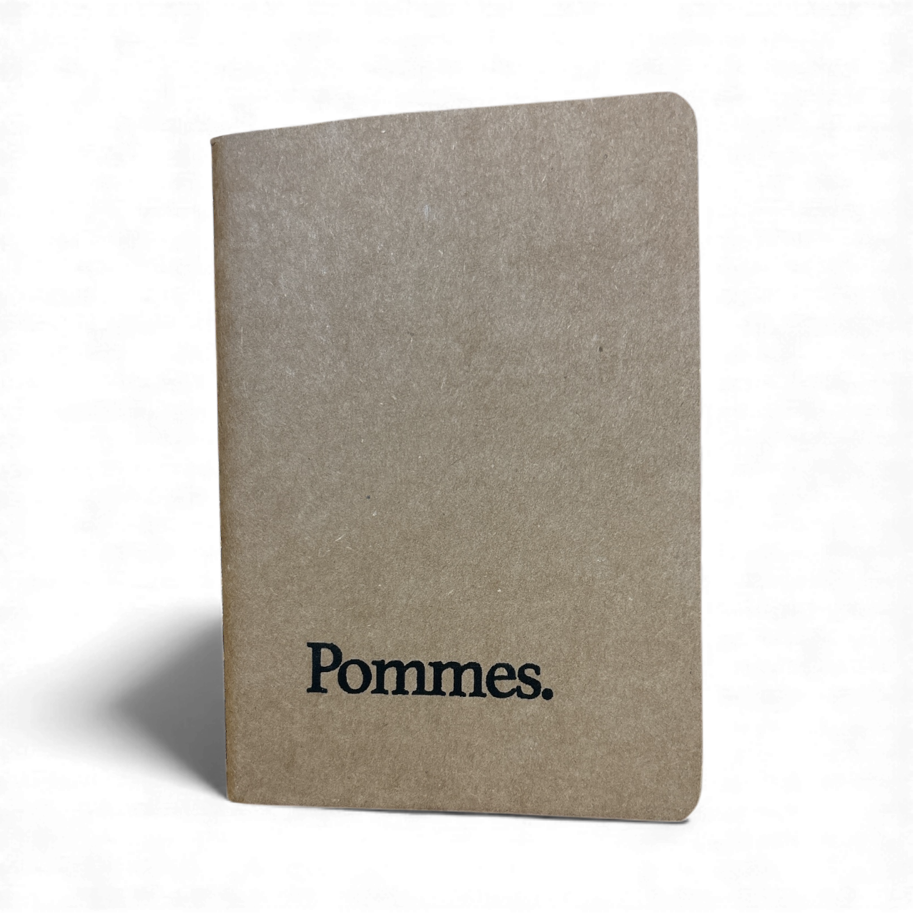 Notizbuch A6 „Pommes.“ | Handbedruckt & Recycelt | Liniert