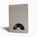 Notizbuch A6 „Vinyl Sun“ | Handbedruckt & Recycelt | Liniert