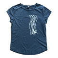 Wellenwal Rolled Sleeve Women T-Shirt