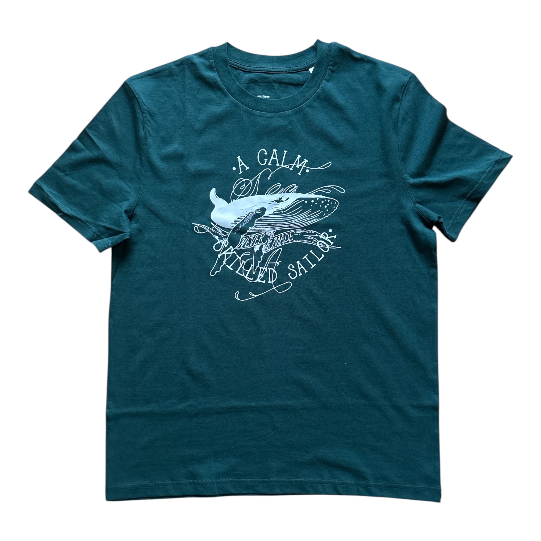 a calm sea.. Whale Unisex T-Shirt