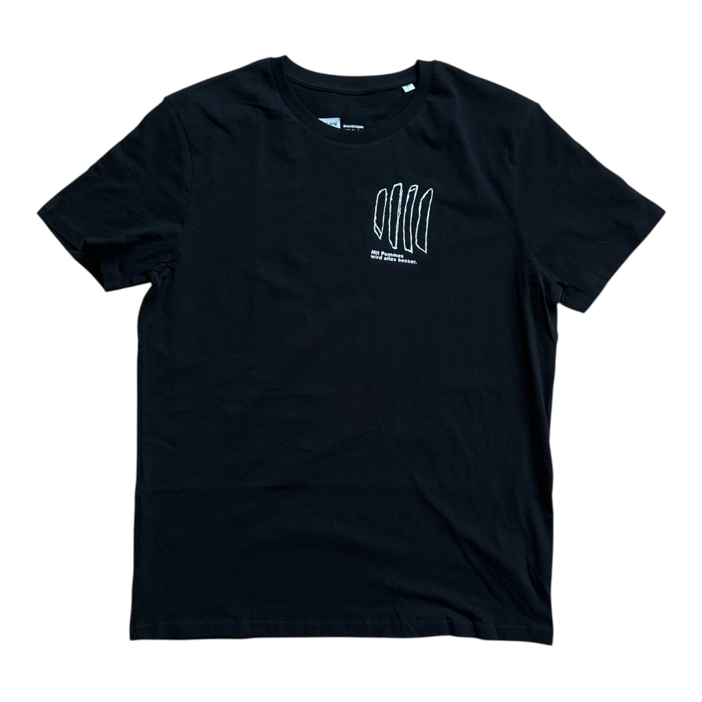 Mit Pommes wird alles besser Unisex T-Shirt