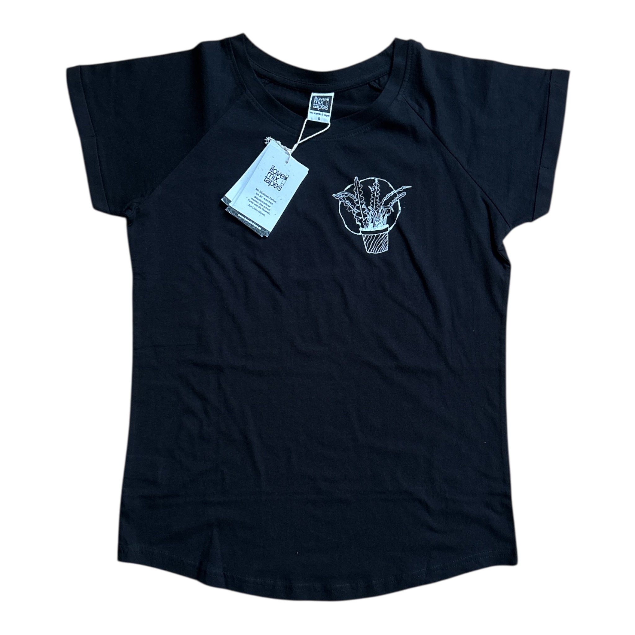 Kaktus Rolled Sleeve Damen T-Shirt ILI Kollektion
